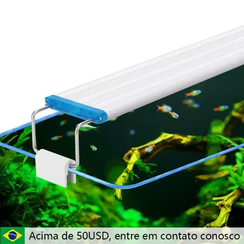 110-240 В аквариум для рыб ультратонкие аквариумные фонари сине-белое трехцветное освещение aquascape подставка для аквариума светодиодные фонари