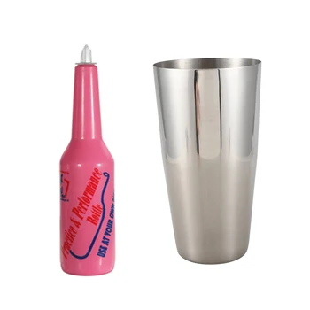 2 шт. миксер для взбивания напитков для барменов Flair, серебристо-розовый