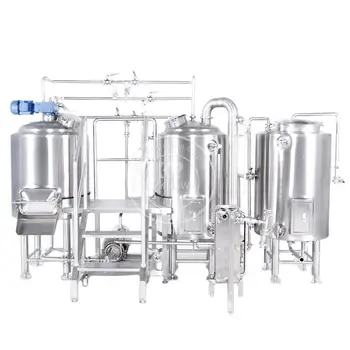 200-литровое оборудование для пивоварни Micro Brewery 2-х емкостная варочный цех с электрическим подогревом Проект 
