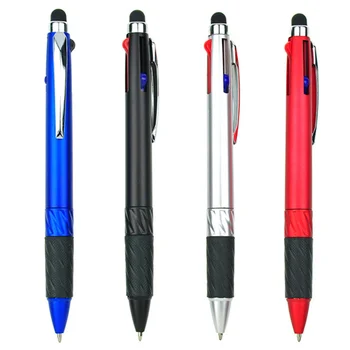 4 Шт Многофункциональных шариковых ручек Stylus Pilot, портативного планшета для переговоров с возможностью вращения, 3-цветного стильного письма, многоцелевого назначения