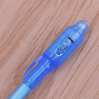 B36C 6 шт./компл. Невидимая ручка Со Встроенным УЛЬТРАФИОЛЕТОВЫМ Излучением Для обеспечения безопасности Использования ручки