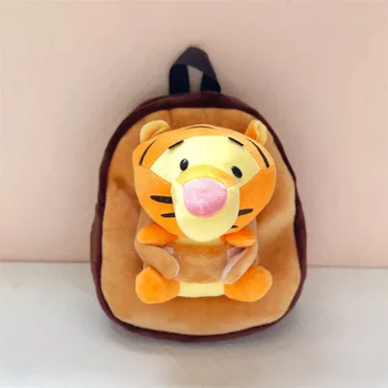 Disney, хит продаж, милый плюшевый рюкзак с Винни-Пухом и Тигрой, Модный детский рюкзак, подарок на день рождения