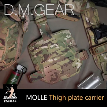 DMGear Тактический Molle Drop Leg Пистолет Кобура Платформа Подсумок Защита Бедер Пистолет Glock Airsoft Plate Carrier Военный