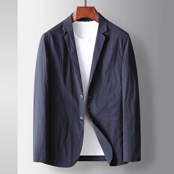 Lin3425-Высококачественная шерсть для мужчин в двубортном костюме