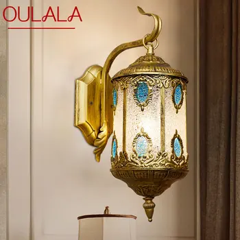 OULALA Настенный светильник в Средиземноморском богемном стиле, Креативный светильник, Бра, Светодиодный Декор для дома, спальни