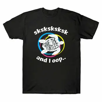 SKSKSK и я Уп.. Мужская футболка Save The Turtles, хлопковая футболка с коротким рукавом, подарочная футболка с длинными рукавами