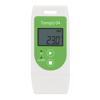 Tempu04 USB-регистратор данных о температуре, многоразовый регистратор данных о температуре с емкостью 32000 точек Скидка 30%