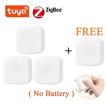 Tuya ZigBee WiFi Smart Scene Switch 2 Банды 6 Сцен Кнопочный Беспроводной Настенный Выключатель Smart Life APP Автоматизация Дистанционного Управления