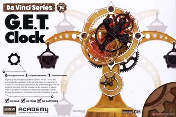 Академия 18185 Серия изобретений Да Винчи Часы G.E.T. (пластиковая модель)