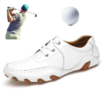 Большой размер 38-46, Нескользящая обувь для гольфа, трендовая мужская обувь для гольфа на осьминожьей подошве, Водонепроницаемая обувь для гольфа на траве, дышащая мужская обувь для гольфа