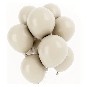 Воздушные шары с белым песком 12 дюймов 100 шт Воздушные шары для вечеринки в честь Дня рождения с Днем рождения