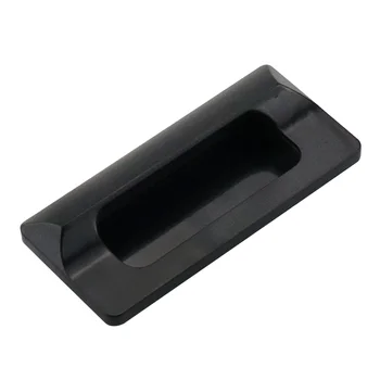 Встроенная ручка Пластиковая черная Невидимая ручка Дверца ящика Промышленная скрытая ручка с пряжкой