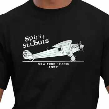 Горячая распродажа 2019, Супер Модные Классические топы, футболки, футболка с оригинальным дизайном Charles Lindbergh Spirit of St Louis Aircraft