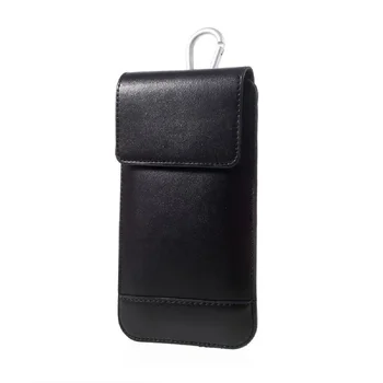 для Mi Redmi 10 5G (2022) Чехол для ремня с вертикальным двойным карманом - черный
