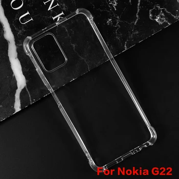 Для Nokia G22 Чехол ультратонкий Кристально чистый с технологией амортизации Бампер Мягкий чехол из ТПУ для Nokia G22