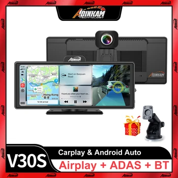 Заводская 10,26-Дюймовая Приборная панель Carplay Android Auto с поддержкой ADINKAM ADAS с Двойным Bluetooth AirPlay Miracast 5G Hz WiFi Автомобильный Экран