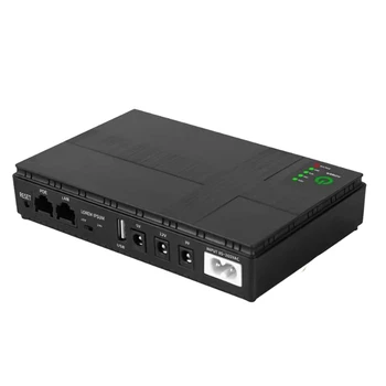 Источник бесперебойного питания 5V 9V 12V POE 10400mAh Резервная батарея для Wi-Fi-маршрутизатора CCTV (штепсельная вилка EU)