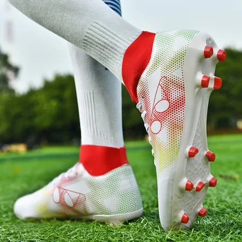 Качественная футбольная обувь Mbappé, Оптовые футбольные бутсы Sociaty Chuteira, нескользящие футбольные бутсы, Тренировочные кроссовки для футзала, Унисекс AG