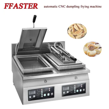 Коммерческая электрическая сковородка для жарки на гриле с одинарной формой для приготовления пищи, оборудование для гриля, машина для фритюрницы для пельменей