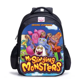 Концертная сумка My Singing Monsters Monster, мультяшный рюкзак на плечах, уличная сумка, Красивые Модные Аксессуары, Мультяшная школьная сумка