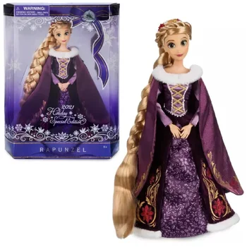 Кукла Rapunzel Holiday Special Edition, Фигурка, Подарок на Рождество, Коллекционная модель, Игрушки для девочек