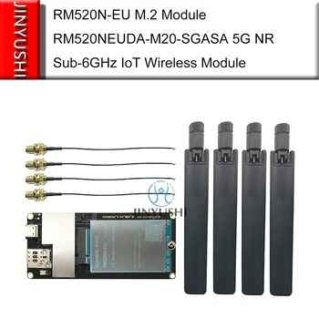 Модуль Quectel RM520N-EU M.2 С комплектом USB-адаптеров Type C RM520NEUDA-M20-SGASA 5G NR До 6 ГГц Беспроводной модуль Интернета вещей