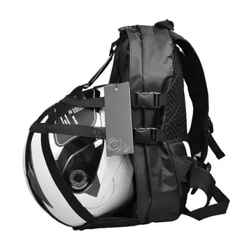 Мотоциклетный рюкзак, водонепроницаемая сумка, складной дорожный рюкзак, сумка для ноутбука большой емкости для верховой езды, сумка для путешествий, кемпинга, езды на велосипеде