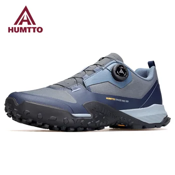 Мужская спортивная обувь для треккинга HUMTTO, дышащая, роскошные дизайнерские безопасные рабочие кроссовки для мужчин, Новые походные ботинки для альпинизма на открытом воздухе, мужские