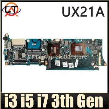 Ноутбук UX21A Материнская плата Для ASUS UX21A BX21A Материнская плата Ноутбука I3-3217U I5-3317U I7-3517U 4 ГБ оперативной памяти