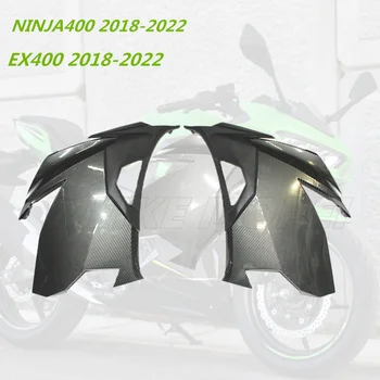 Окрашенный из Углеродного Волокна Для Kawasaki Ninja400 18 19 20 21 EX 400 2018 2019 2020 2021 2022 Передняя Верхняя Боковая Крышка Капота Обтекателя