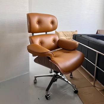 Офисное кресло с мобильным акцентом Роскошный Компьютерный Офисный стул для руководителей на колесиках Lazy Cadeiras De Escritorio Furniture HDH