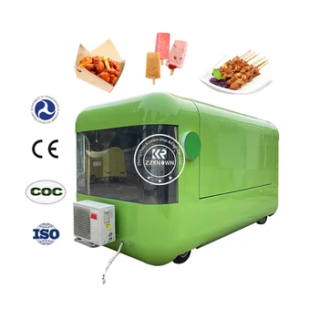 Передвижной киоск для продажи мороженого с индивидуальной тележкой для продажи кофе с прицепом DOT Coffee с полностью оборудованной кухней