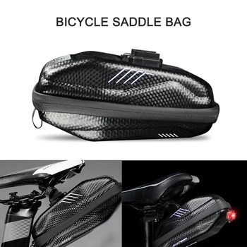 Портативная водонепроницаемая сумка для велосипедного седла Портативная сумка для велосипедного сиденья Велосипедные хвостовые сумки Задняя Корзина Велосипедное снаряжение