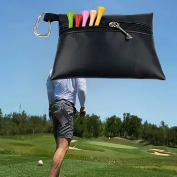 Поясная сумка для хранения мячей для гольфа унисекс, портативных аксессуаров для гольфа, сумка для игрока в гольф, держатель для футболок, сумка для мяча для гольфа, чехол