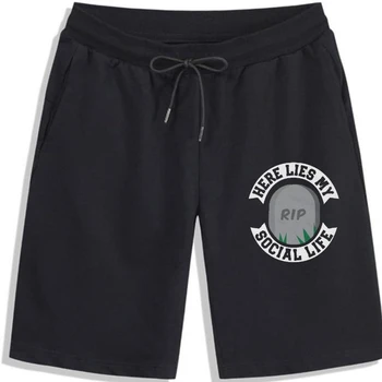 Светская жизнь R.I.P Классические мужские шорты для взрослых Shorts man