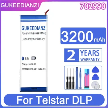 Сменный Аккумулятор GUKEEDIANZI 702990 3200 мАч Для Цифровых Аккумуляторов Telstar DLP