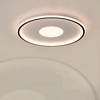 Современный светодиодный потолочный светильник, дизайнерская лампа для кухни, спальни, минималистичное круглое освещение, потолочные светильники для гостиной, светильники для домашнего декора.