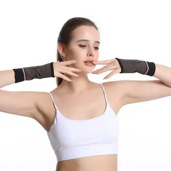 Спортивная перчатка 3 размера, нейлоновый противоскользящий рукав на запястье, современная мужская спортивная поддержка запястья для женщин