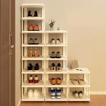 Стойка для обуви, простое многослойное Стоячее хранилище, Экономичная полка для обуви для домашней мебели в общежитии, Съемные шкафы для обуви
