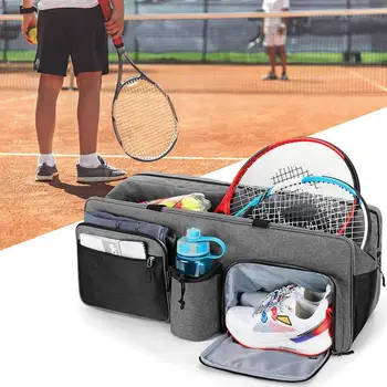 Теннисная сумка-тоут, сумка через плечо, держатель для ракеток для пиклбола, теннисные ракетки для бадминтона, подарочные пакеты для мячей