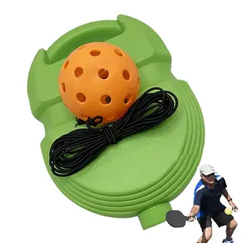 Тренажер для подачи тенниса Rockible Тренажер для тренировки тенниса с мячом и струнами Rockible Тренажер для тренировки тенниса Тренажер для тренировки тенниса