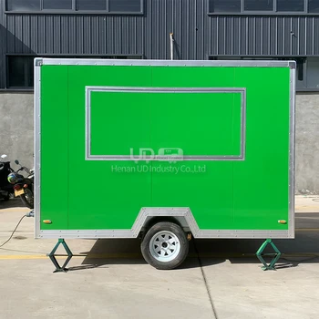 Уличный грузовик быстрого питания, кофейный киоск, закусочная, пицца, барбекю, тележка для мороженого, концессионный продовольственный трейлер, передвижной грузовик с полностью оборудованной кухней.