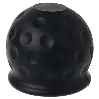 Универсальная шаровая крышка прицепа 50 мм, черная пластиковая крышка буксировочного устройства для буксировки автомобилей с фаркопом