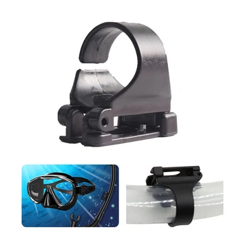 Универсальные очки с пряжкой для подводного плавания, Силиконовая Трубка, Пластиковый Зажим, Держатель для маски для подводного плавания, Фиксатор для подводного плавания