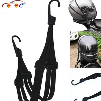Универсальный ремень для багажа мотоцикла, Мотоциклетный шлем, Фиксированная Эластичная пряжка, Веревка, Высокопрочная Выдвижная защита