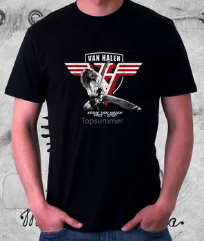 Черная футболка Eddie Van Halen Legend Rip