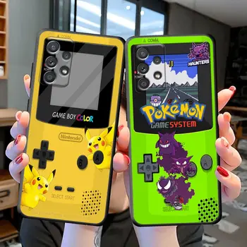 Чехол Funda Coque Для Samsung Galaxy S23 S22 S21 S20 FE S10 S10E LITE S9 S8 PLUS ULTRA 5G Case Capa Game-Boy P-Pokemon P-Пикачу
