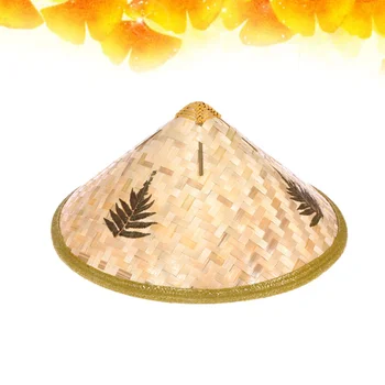 Шляпа рисового фермера Детские соломенные шляпы своими руками Мужские Para Hombres Coolie Бамбуковое плетение Солнце