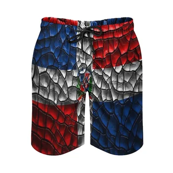 Шорты с графическим изображением национального флага Панамы, брюки с 3D-печатью в стиле хип-хоп, шорты для серфинга y2k, летний купальник на Гавайях, крутые плавки для серфинга